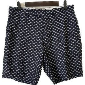 Ralph Lauren RLX Performance Golf Shorts Mens 34 Navy Blue Lions Ivy Mascot